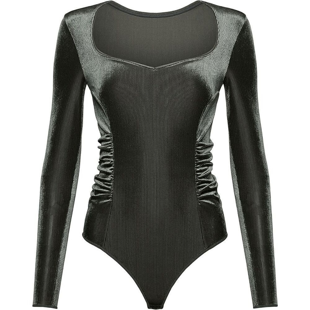 NWT Wolford Esmeralda String Bodysuit Top XS